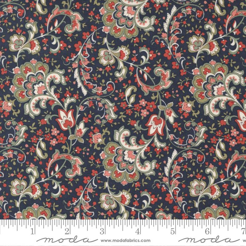 Moda Fabrics Rendezvous by 3 Sisters Paisley 44302 19 Nightshade