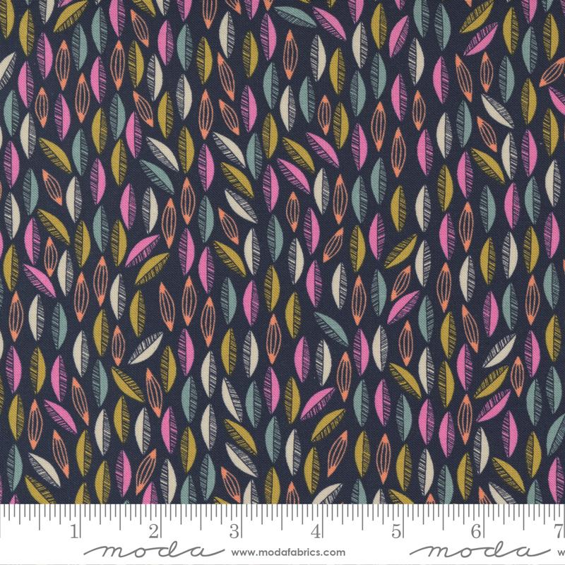 Moda Fabrics Songbook A New Page by Fancy That House Design Cascade 45557 21 Navy