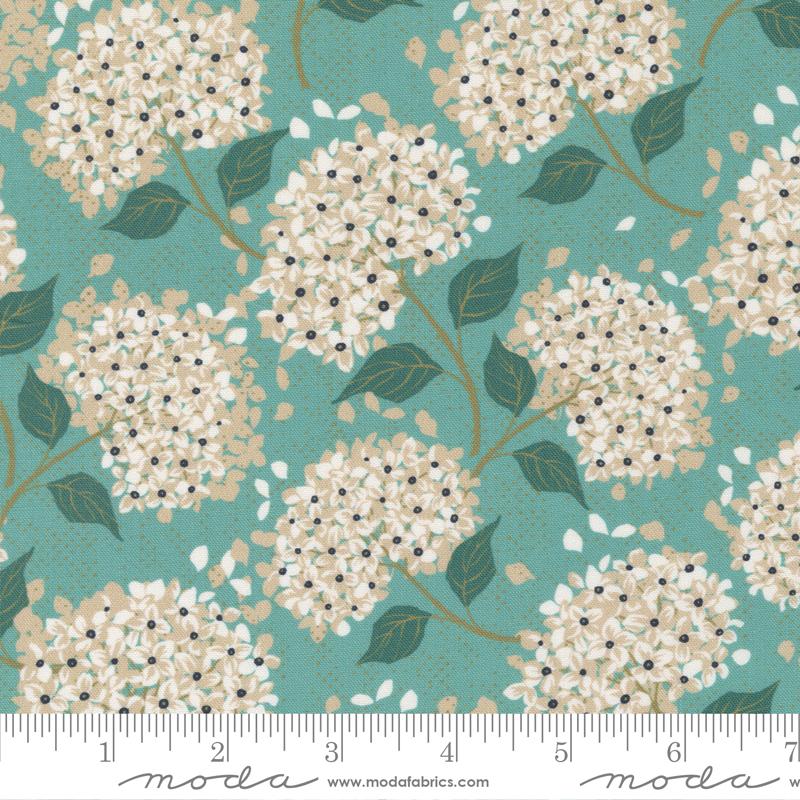 Moda Fabrics Sundance by Crystal Manning Hydrangeas 11901 17 Dawn