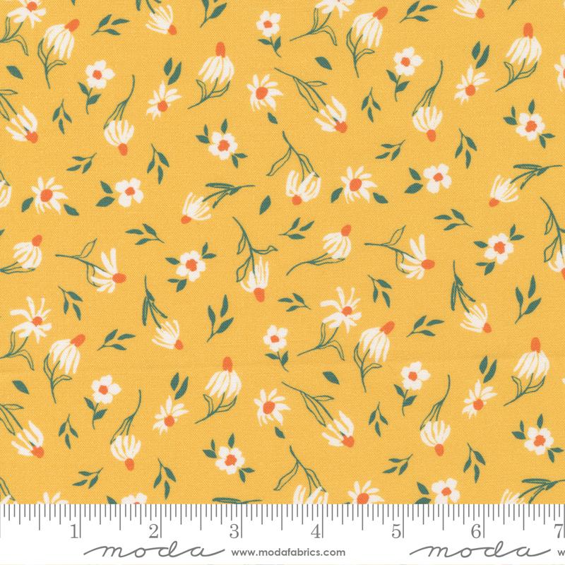 Moda Fabrics Sundance by Crystal Manning Little Suzy 11908 15 Sunshine