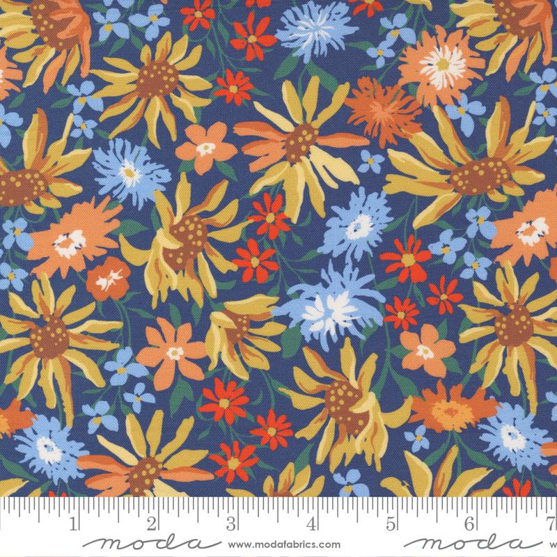 Moda Fabrics Sundance by Crystal Manning Pacino 11904 21 Indigo