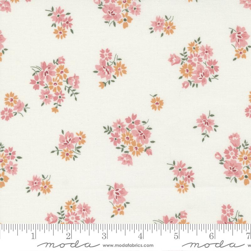 Moda Fabrics Sunnyside by Camille Roskelley Fresh Cuts 55288 31 Cream Coral