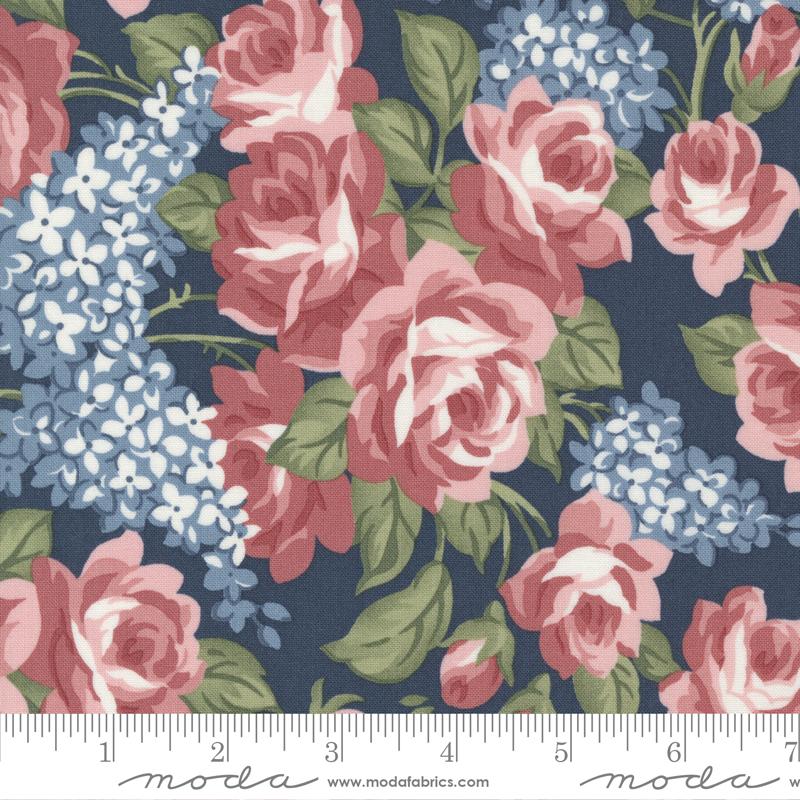 Moda Fabrics Sunnyside by Camille Roskelley Rosy 55280 12 Navy