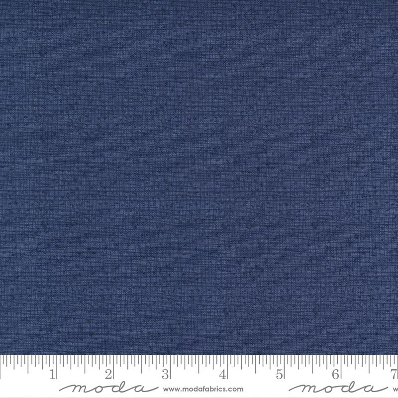 Moda Fabrics Thatched New by Robin Pickens Dark Wash Indigo