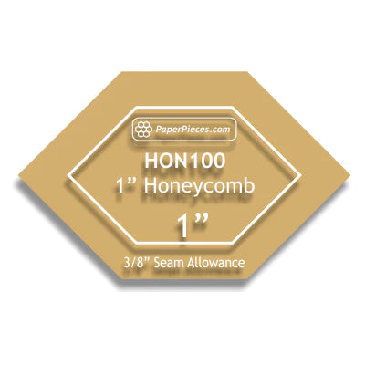 1" Honeycomb Template HON100-038