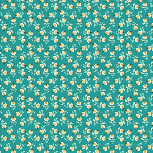 [164641] Poppie Cotton Betsy's Sewing Kit Darling Daisy BK22111 Teal