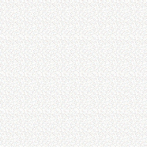 [164653] Poppie Cotton Country Confetti CC20190 Marshmallow New White