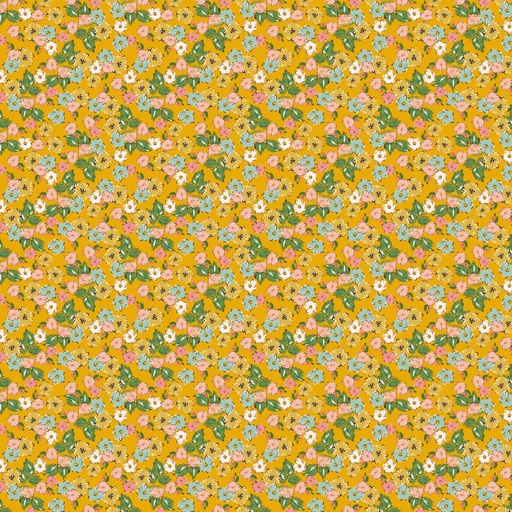 [164045] Poppie Cottons Bloom True by Terri Conrad Flora BT22106 Yellow