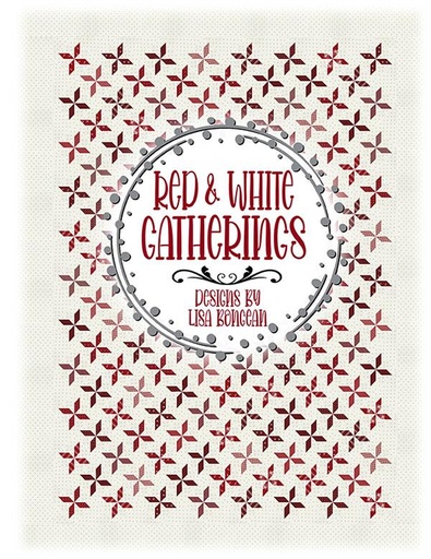 [165524] Primitive Gatherings Red & White Gatherings by Lisa Bongean PRI 1016