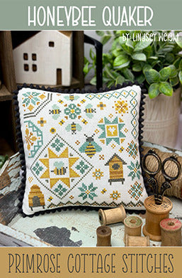 [169685] Primrose Cottage Stitches Honeybee Quaker PCS 113