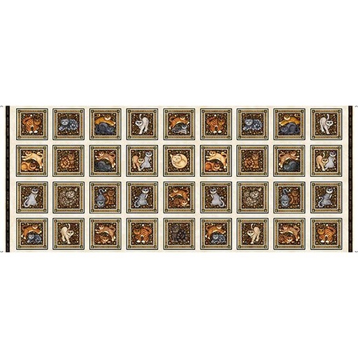 [165077] QT Fabrics Meow by Dan Morris Square Panel 1649 29181 E