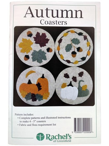 [168714] Rachels of Greenfield Coasters Autumn 4ct K0722