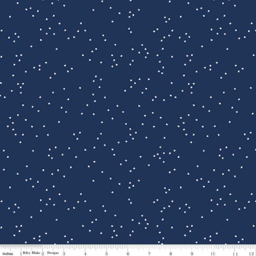 [156817] Blossoms in Color C715-Navy