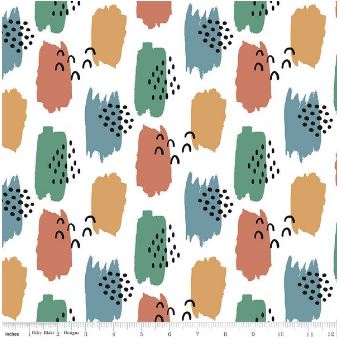 [168868] Riley Blake Designs Alphabet Zoo C14091 White