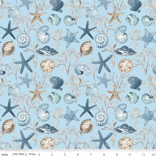 [170266] Riley Blake Designs Blue Escape Coastal C14511 Sky