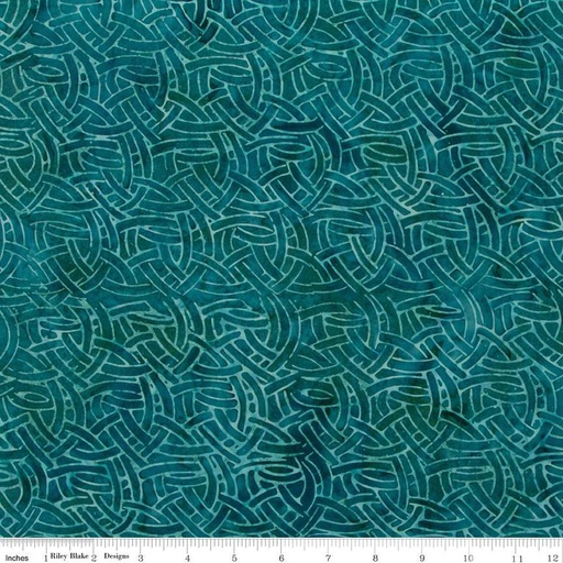 [170353] Expressions Batiks Bayou Blues BTHH1237 Oceanus