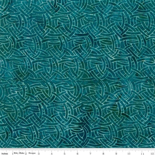 [170353] Riley Blake Designs Expressions Batiks Bayou Blues BTHH1237 Oceanus