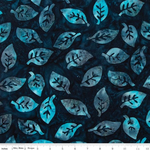 [170360] Riley Blake Designs Expressions Batiks Bayou Blues BTHH1244 Folly