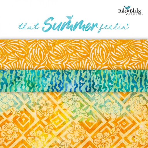 [170362] Riley Blake Designs Expressions Batiks That Summer Feelin' Rolie Polie RP TSMRFLN 40