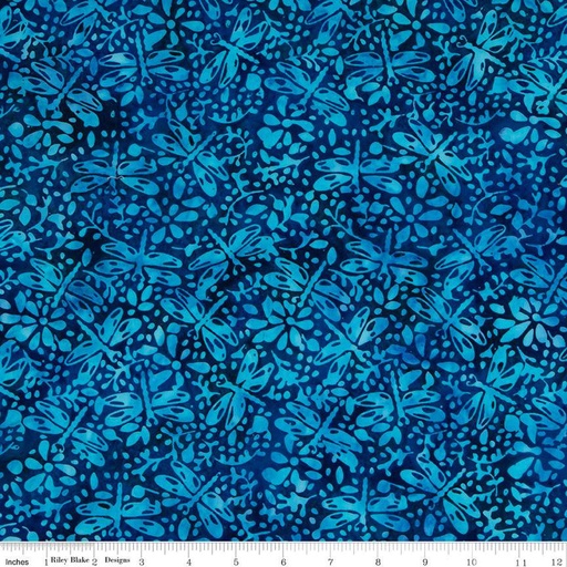 [168782] Riley Blake Designs Expressions Batiks TJAPS BTCB1014 Marine Blue