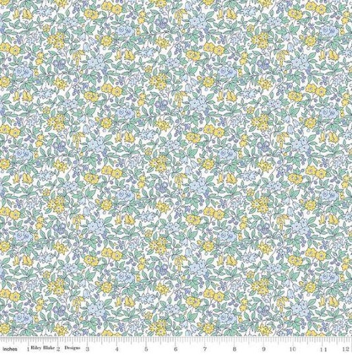 [165005] Riley Blake Designs Flower Show Sunrise by Liberty Fabrics Forget Me Not Blossom G 04775727G