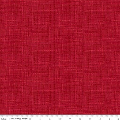 [169813] Riley Blake Designs Grasscloth Cottons C780 Cranberry