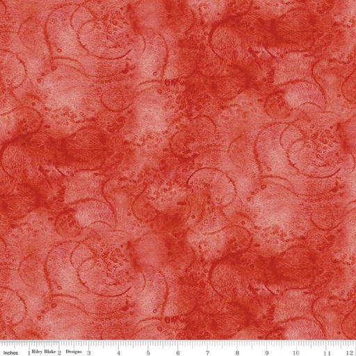 [158156] Riley Blake Designs Painter's Watercolor Swirl by J. Wecker Frisch C680-Berry