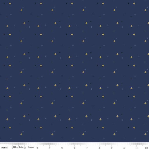[164583] Riley Blake Designs Sparkler by Melissa Mortenson SC650 Navy