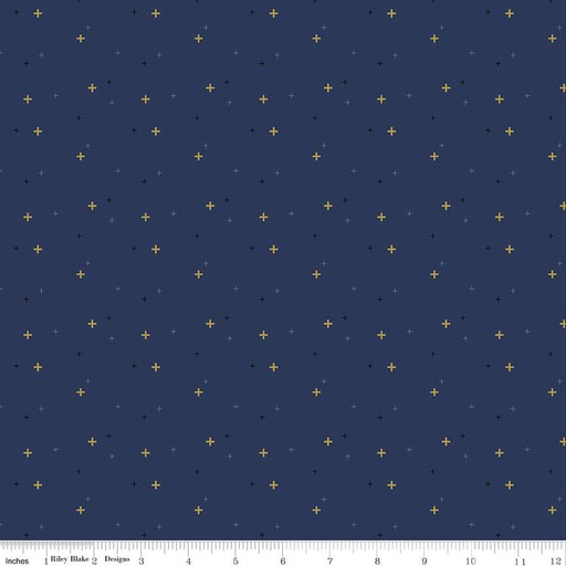 [164583] Riley Blake Designs Sparkler by Melissa Mortenson SC650 Navy