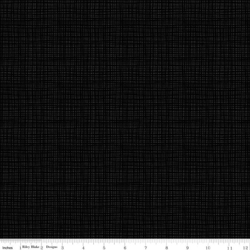 [164371] Riley Blake Designs Texture in Color by Sandy Gervais C610 Black