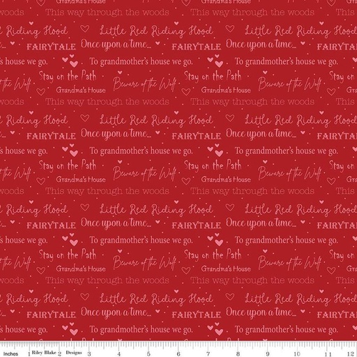 [170417] Riley Blake Designs To Grandmother's House C14375 Berry