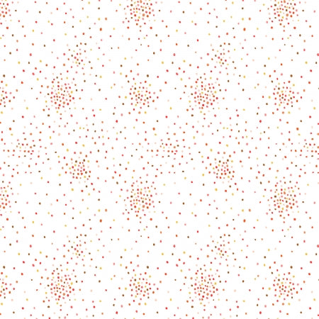 [167837] RJR Fabrics Miniature Minis Dapple Dot RJ1705 OW4 Orange White