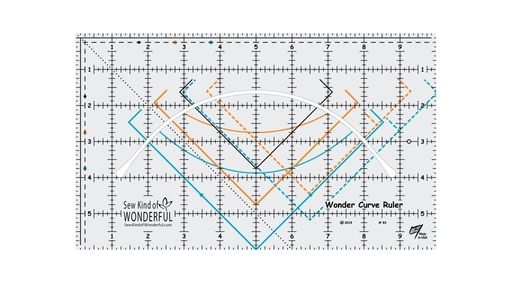 [154686] Sew Kind of Wonderful Wonder Curve Ruler SKW93