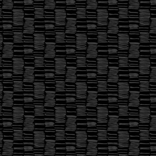 [157388] Andover Fabrics Century Black on Black Hatched Stripe CS-9680-K