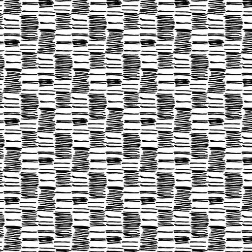 [157404] Andover Fabrics Century Black on White Hatched Stripe CS-9680-L