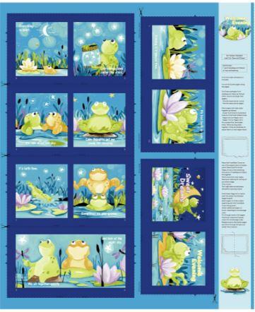 [166343] Susybee Fabrics Paul's Pond by Susybee Storybook SB20406 950 Turquoise