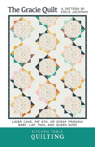 [162552] The Gracie Quilt Pattern by Erica Jackman KTQ155