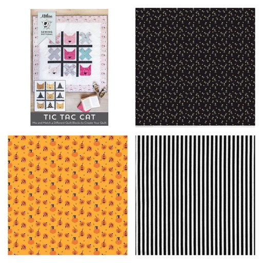 [170898] Tic Tac Cat - Beggar's Night Quilt Kit