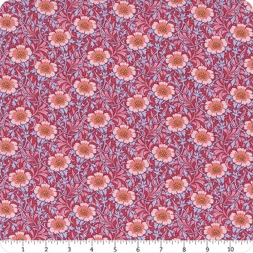 [168667] Tilda Fabrics Hibernation 100527 Winter Rose Hibiscus