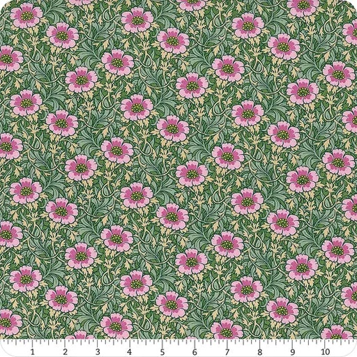 [168677] Tilda Fabrics Hibernation 100537 Winter Rose Sage