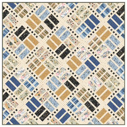 [171001] Weavers Cottage Autumn Forage Quilt Kit