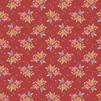 [171389] Tilda Fabrics Creating Memories Frida Red TIL130150