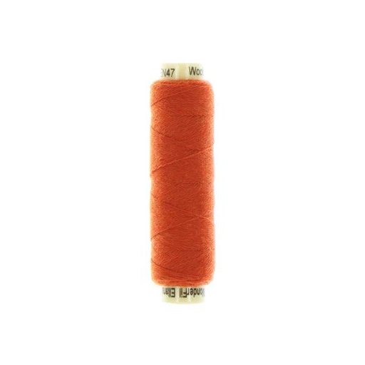 [171259] Sue Spargo Ellana 12wt(28/2) Wool/Acrylic Blend Thread 70yd EN47 Pumpkin