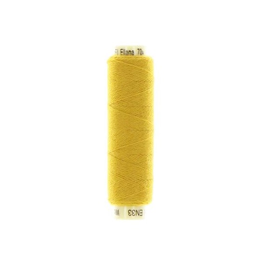 [171245] Sue Spargo Ellana 12wt(28/2) Wool/Acrylic Blend Thread 70yd EN33 Goldenrod