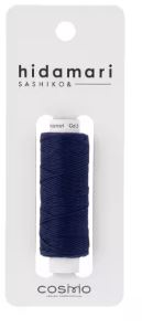 [171144] Cosmo Hidamari Sashiko Solid Thread 30 Meters Indigo Blue 122301 005