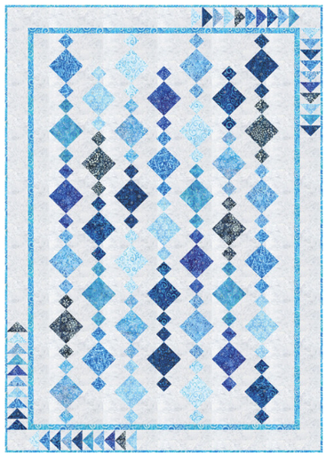 [171675] Crystals Snowscape Quilt Kit