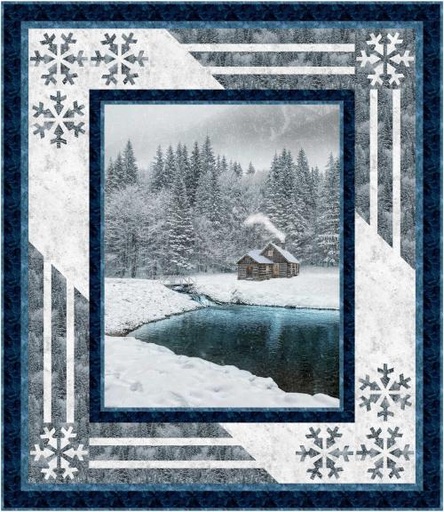 [171842] Winter Magic Off The Grid Quilt Kit