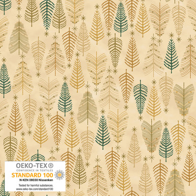 [171878] We Love Christmas 4591-202 BeigeGold