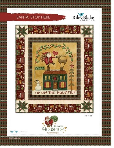 [172006] Santa, Stop Here Quilt Kit