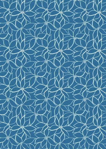 [172215] Hajime SH13 Linear Flower Blue